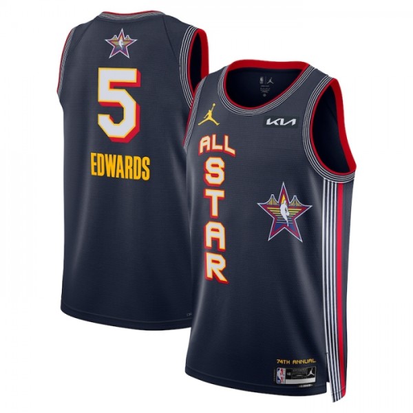 All-Star 2025 Trikot Anthony Edwards Jordan Navy Swingman - Herren